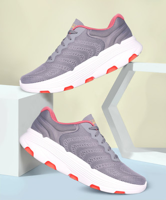 Skechers Skechers GO RUN 7.0 - DRIVEN Running Shoes for Womens, Grey Coral- 129335-GYCL Running Shoes For Women(Grey , 3)