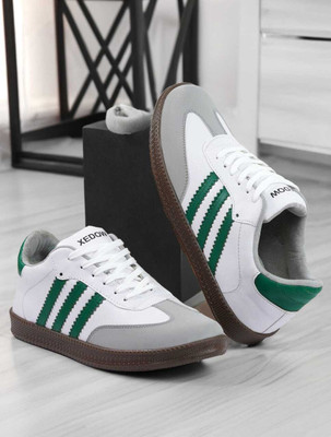 xedow Boys Lace Sneakers(Green, 18 - 20 Years)