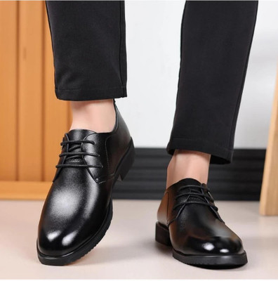 Zixer Lace Up For Men(Black , 8)
