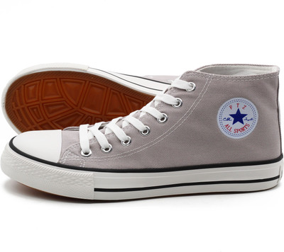 Cipramo All Sports Long Canvas Shoes For Men(Grey , 6)
