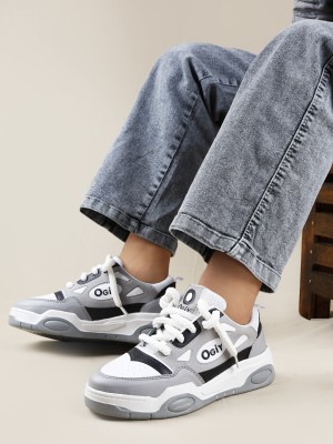 Kraasa Height Increasing, High Premium Quality Sneakers For Women(Grey)