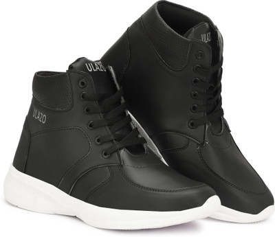 Ulazo Comfortable Stylish Ankle Boot for Men Boots For Men(Black , 6)