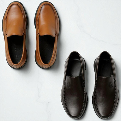 Plama Stylish Casual Shoes for Men – Perfect for Daily Wear Casuals For Men(Brown, Black , 6)