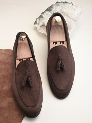 HERE&NOW Loafers For Men(Brown , 10)