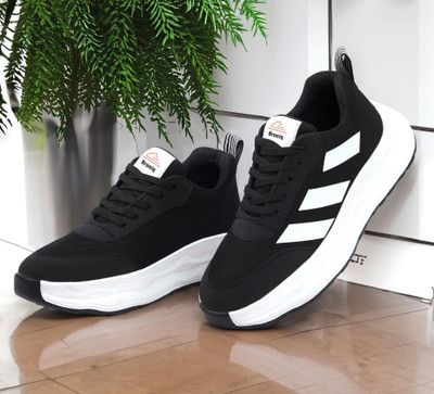 broniq BRONIQ BLACK MULTI COLOUR TSUNAMI TRENDY CASUAL SHOES FOR MEN Outdoors For Men(Black)