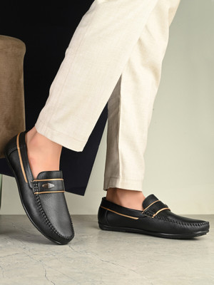 Knoos Loafers For Men(Black , 9)