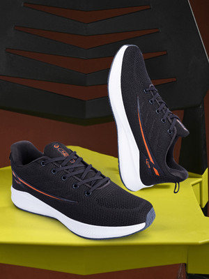 LANCER BOSS-2DGR-ORG Running Shoes For Men(Grey , 10)