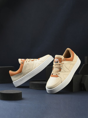 HRX by Hrithik Roshan Casual Sneakers For Women(Beige, Tan , 7)