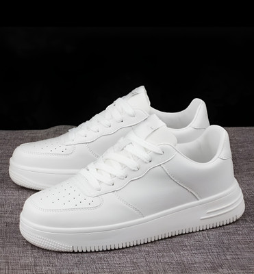 Onmac enterprises White casual outdoor sneakers for men Sneakers For Men(White , 6)