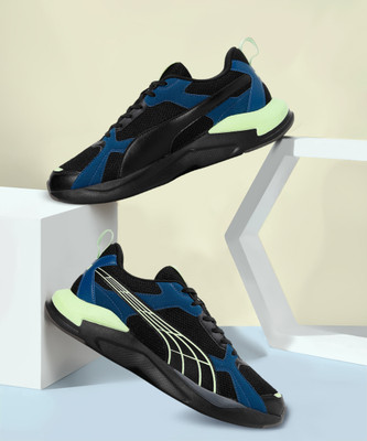 PUMA X-RAY GRILION 391781 Sports Shoes for Men | Lightweight Shoes | All-Day Comfort Running Shoes For Men(Black, Blue, Green , 7)