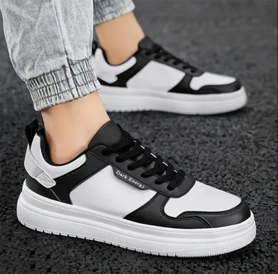 lejano Sneakers For Men(Black, White, Grey , 9)