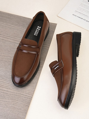 HERE&NOW Slip On For Men(Tan , 9)