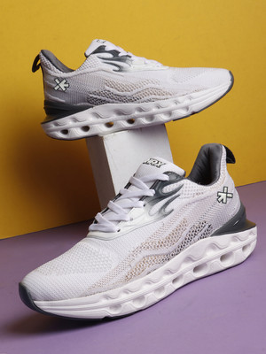 HRX by Hrithik Roshan Walking Shoes For Men(White, Grey , 6)