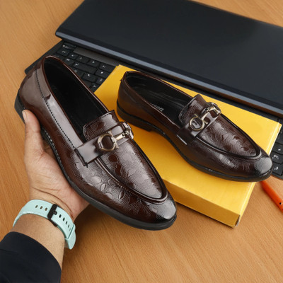 Emarson Attractive ,Stylish Men' Loafer Loafers For Men(Brown , 10)