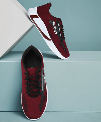 SPOTWALK SPOTWALK-Energy Dailywear Walking Shoes For Men(Maroon , 10)