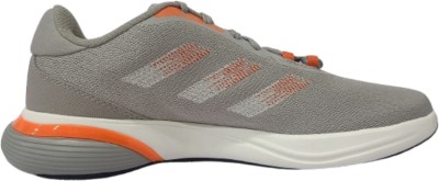 ADIDAS Ford Up Running Shoes For Men(Grey, Orange , 9)