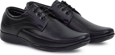 VEPERS Leather Shoes for Men, Formal and Stylish Design Corporate Casuals For Men(Black , 10)