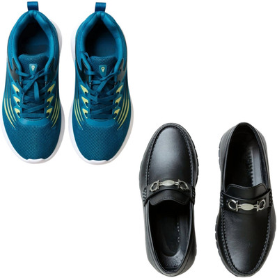 Plama Stylish Casual Shoes for Men – Perfect for Daily Wear Casuals For Men(Blue, Black , 9)