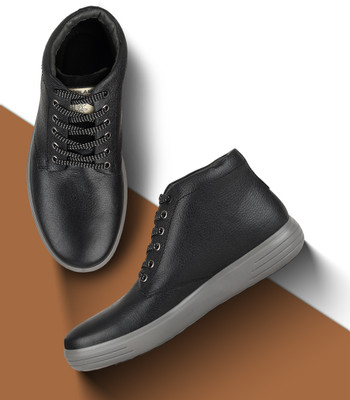 WOODLAND Boots For Men(Black , 11)