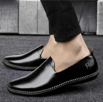 dssd Formal Textured Shoes Casuals For Men(Black , 8)