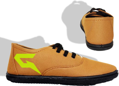 Kenamin Stylish Casual Shoes for Men and kids Casuals For Men(Tan, Olive , 8)
