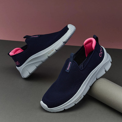 CAMPUS KURSTIN | Memory Insole & Pillofoam Cushion | Walking, Yoga, Casual Wear Slip On Casuals For Women(Navy , 6) CAMPUS KURSTIN | Memory Insole & Pillofoam Cushion | Walking, Yoga, Casual Wear Slip On Casuals For Women(Navy , 6)