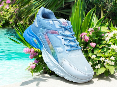 Restroad New Trendy Night Walk And Party Wear Casual And Sneaker Shoes For Women Running Shoes For Women(Blue , 5)