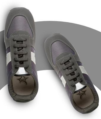 Unistar 602 Jogging (Narrow Toe) Running Shoes For Men(Grey , 7 UK/India)