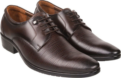 METRO Lace Up For Men(Maroon , 7)