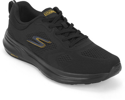 Skechers GO RUN PURE Running Shoes For Men(Black , 10)