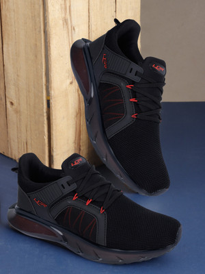 LANCER Running Shoes For Men(Black , 7)