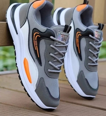 ROASTER Stylish comfort casual, sneakers light weight shoes for men's Casuals For Men Sneakers For Men(Grey , 7)