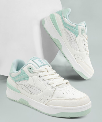 RED TAPE Casual Sneaker Shoes for Women | Soft Cushioned Insole, Slip-Resistance Sneakers For Women(White, Green , 4)