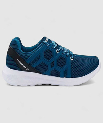 Sparx SM 421 Running Shoes For Men(Blue, Silver , 6)
