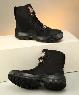 LIBERTY Warrior Original Jungle King Boot For Men - Oil Stain & Water Resistant Boots For Men(Black)