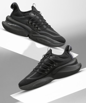 ADIDAS AlphaBoost V1 Running Shoes For Men(Black)