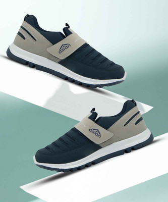 asian Casual Sneaker Shoes for Men | Soft Cushioned Insole | Superfit Running Shoes For Men(Blue, Grey , 45 Euro)