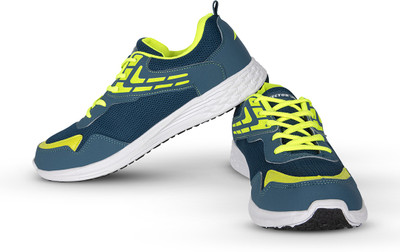 VECTOR X Thunder Storm EVA Sole, Synthetic Upper With Breathable Mesh Jogging Walking Running Shoes For Men(Green , 10)