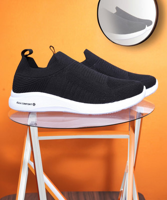 density Ultra-Lightweight, Breathable, Walking, Running,Gyming Casual Athletic Walking Shoes For Men(Black , 7)