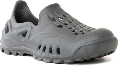 Khadim's Lightweight Comfort Extra Soft Trendy Premium Stylish Clogs For Men(Grey , 9)