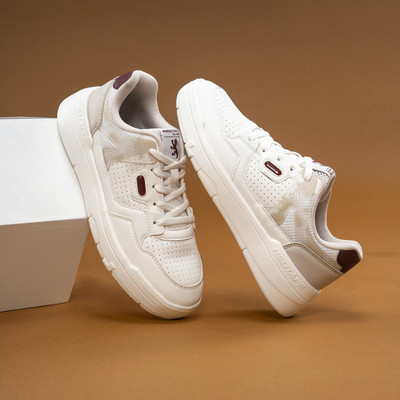 RED TAPE Sneakers for Women | Lifestyle Casual Shoes for Women | Stylish & Trendy Shoes Sneakers For Women(White, Beige , 4)