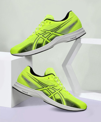 Asics LYTERACER 5 Running Shoes For Men(Yellow , 10)