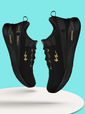 CAMPUS REFRESH PRO 's Sports | Mesh Upper & Support-Tech Stability | Lace-Up Walking Shoes For Men(Black , 8)