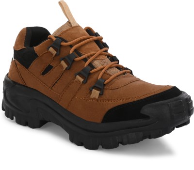 HUNDO P Outdoor Boots For Men(Tan , 7)