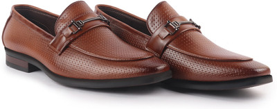 FAUSTO Horsebit Buckle Classic Party Formal Shoes|Office, Meeting, Wedding Loafers Slip On For Men(Tan , 8)
