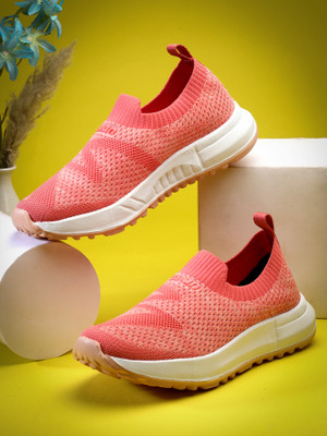 asian Slip On Sneakers For Women(Pink , 4)