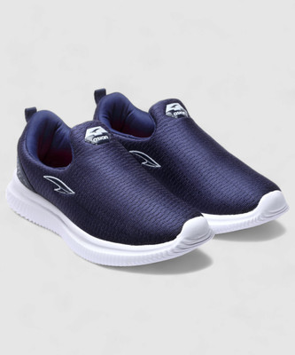 asian Superwalk-11 Navy with super soft upper fabric and memory foam insole Walking Shoes For Men(Navy, Blue , 7)