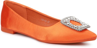 Inc.5 Inc.5 Ballerina Shoe For Women Bellies For Women(Orange)