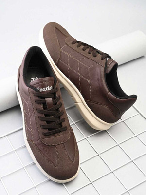 Roadster Brown flexible sneakers Casuals For Men(Brown , 8)