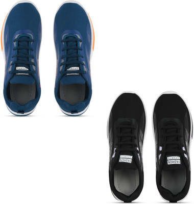 house of common Walking Shoes For Men(Blue, Black , 6)